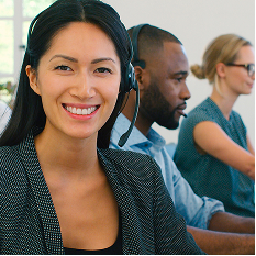 smiling business woman